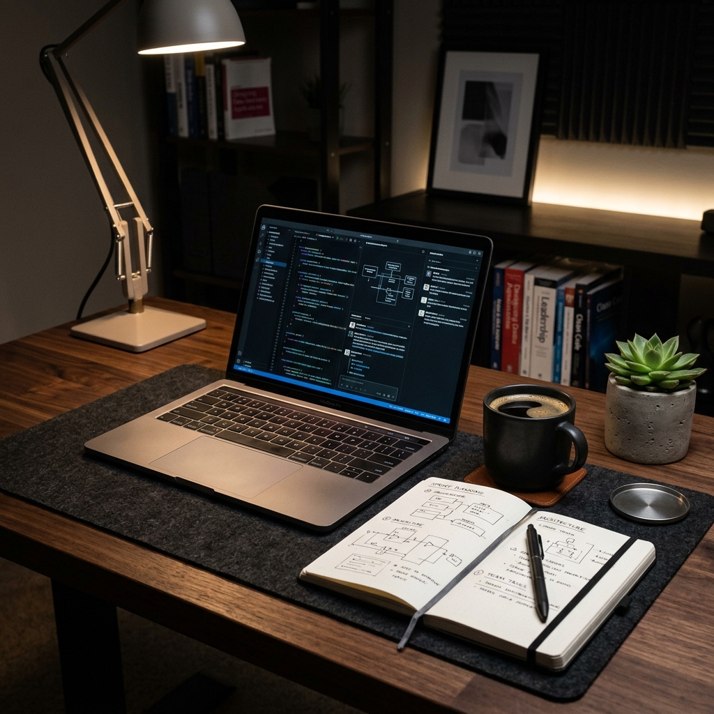 Engineering Manager Desk Setup