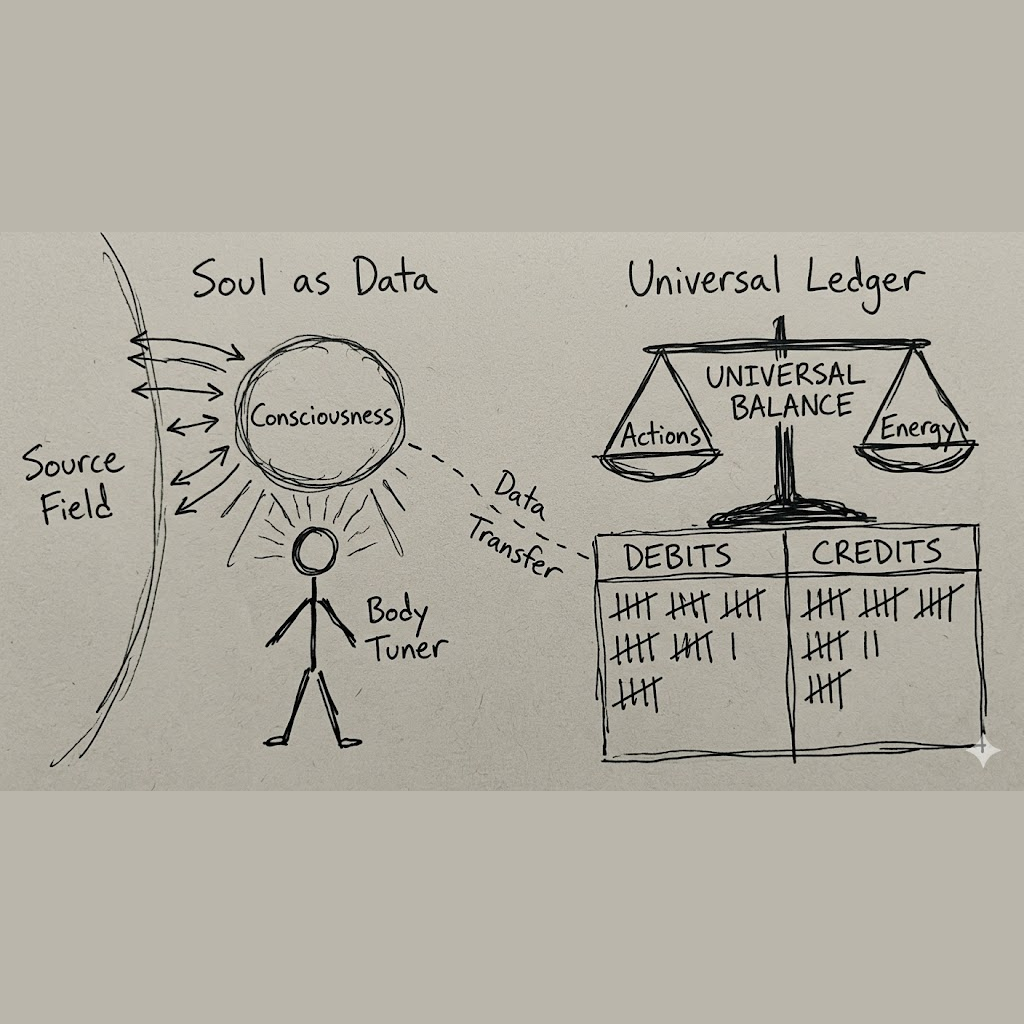 The Soul as Radiation and the Universal Ledger